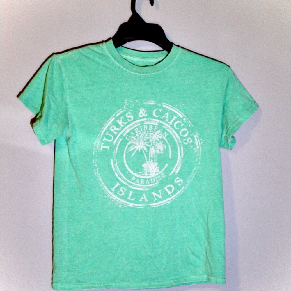 Blue 84 Teal Turks & Caicos Tee